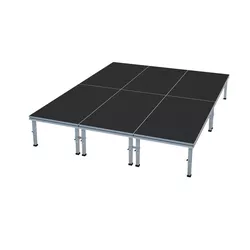 купить Сценическое оборудование и освещение CM Audio Podium scena CM 6x4 m , Inaltime 0.3-0.5m sau 0.6-1.0m в Кишинёве 