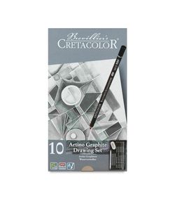 Set pentru desen,  10 articole , Artino Graphite Cretacolor
