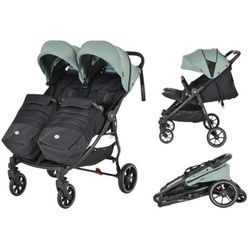 cumpără Сărucior pentru copii Moni 2Gether Iceberg Green, pentru gemeni în Chișinău 