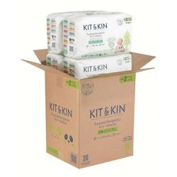 Scutece eco hipoalergenice Kit&Kin 2 (4-8 kg) 160 buc