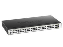 48-port 10/100/1000BASE-T, 4x1000Base-X SFP D-Link DGS-3000-52L/B1A
