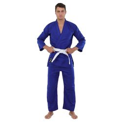cumpără Îmbrăcăminte sport SUHS 12014 Kimono pt Judo albastru din coton m.180cm, 450g/m2 MA-0015/CO-7697 în Chișinău 