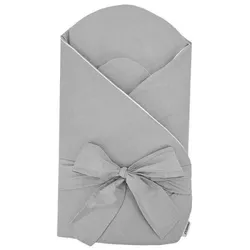 cumpără Lenjerie de pat pentru copii Feedo 207214 Plic pentru infasat cu fundita Light Grey, 75x75 cm în Chișinău 