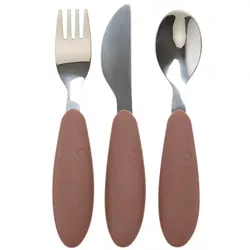 cumpără Seturi pentru hrănire bebelușilor BIBS 4340247 Set tacamuri din otel inoxidabil Woodchuck în Chișinău 