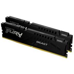 32GB DDR5-4800MHz  Kingston FURY Beast (Kit of 2x16GB) (KF548C38BBK2-32), CL38-38-38, 1.1V, Black
