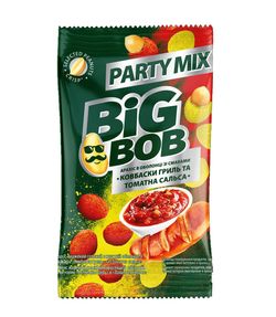 Арахис в оболочке Big Bob со вкусом колбасок гриль и томатной сальсы (90г)