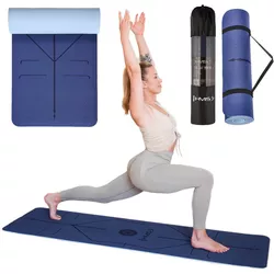 купить Инвентарь для йоги HMS 6141 Saltea yoga 182x61x0.8cm TPE Dark Blue (17-44-220) в Кишинёве 
