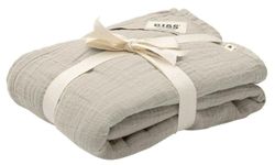 купить Комплект подушек и одеял BIBS 9401214 Paturica de muselina Swaddle Sand, 120x120 cm в Кишинёве 