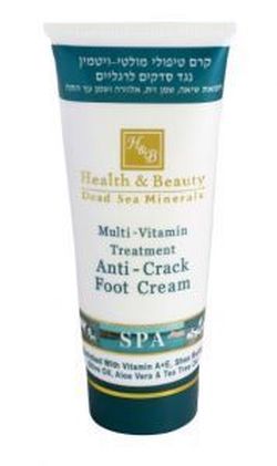Crema de tratament pentru picioare multivitamine împotriva fisurilor Health & Beauty 200 ml