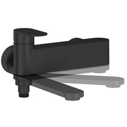 купить Смеситель для ванны Ravak Baterie Chrome II cada-dus black CR II 022.20BL (X070463) в Кишинёве 