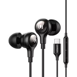 cumpără Căști cu fir Ugreen 30638 Wired Earphones Type-C In-Ear, EP103, Black în Chișinău 