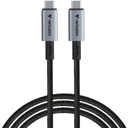 купить Кабель для моб. устройства Verbatim VER_31847 USB-C to USB-C 120cm, 240W в Кишинёве 