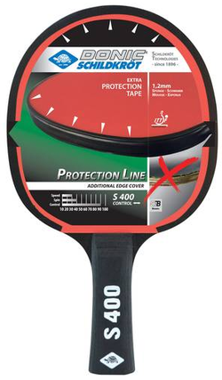 Ракетка для наст. тенниса Donic Protection Line S400 / 703055, 1.4 mm (3211)