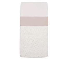 купить Детское постельное белье Jollein 008-524-68017 Cearsaf pentru patut Slub Nougat, 120x150cm в Кишинёве 