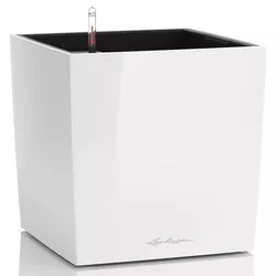 купить Цветочный горшок Lechuza Cube Premium 30, White в Кишинёве 