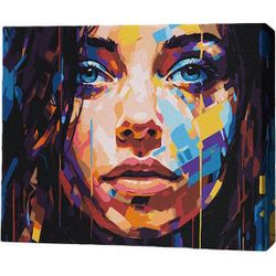 купить Картина по номерам BrushMe RMG0032FC 30x40сm (fără cutie) Paleta sentimentelor в Кишинёве 