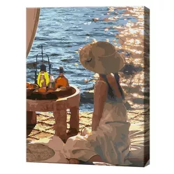 купить Картина по номерам Art Gallery EX7864 Picnic intr-o zi de vara 30x40cm Eco в Кишинёве 