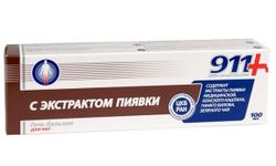 💚 911 Cu extract de lipitoare pentru picioare 100 ml