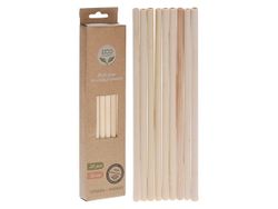 Set paie pentru cocktail bambuc Eco 20buc, D0.6cm, 20cm