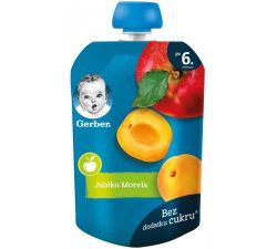 Gerber пюре яблоко абрикос,6+ мес, 90 г