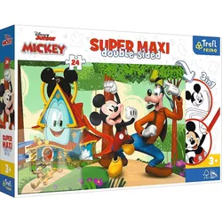 купить Головоломка Trefl R25H / 6/36 (41012) 24 Super Maxi Mickey Mouse в Кишинёве 
