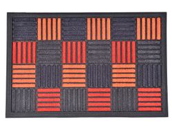 Covoras pentru antreu 40X60cm Luance "Sectiuni", nailon/cauciuc, orange