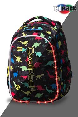 Рюкзак CoolPack JOY M LED DINOSAURS (41x29x20)