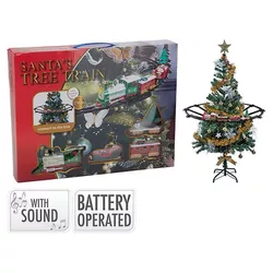 cumpără Decor de Crăciun și Anul Nou Promstore 41591 Set de Crăciun, Cale ferata, 23piese, 2.74 m, in jurul bradului în Chișinău 