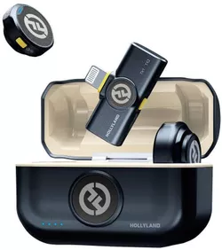 купить Микрофон Hollyland Lark M2 with Lighting Plug (Duo,Shine Charcoal) в Кишинёве 