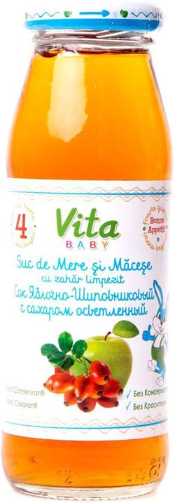 Suc Baby Vita Nectar mere-măcieș, 175ml