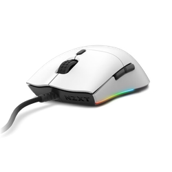 Gaming Mouse NZXT Lift, up to16k dpi, PixArt 3389, 6 buttons, Omron SW, RGB, 67g, 2m, USB, White