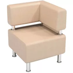cumpără Scaun de birou Tisam Диван офисный угловой элемент (кожзам) 650х650х800 (58594) în Chișinău 