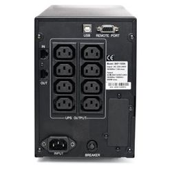 UPS PowerCom SPT-2000, 2000VA/1600W, Smart Line Interactive, Pure Sinewave, LCD, AVR, USB, 2xSchuko