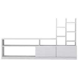 купить Тумба напольная для TV Trendy Dolunay Alb, 164x91x25cm (GTR000033) в Кишинёве 