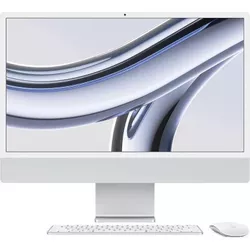 купить Компьютер моноблок Apple iMac 24" Retina 4.5K M3 8c/10g 512GB Silver MQRK3 в Кишинёве 