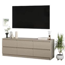 купить Тумба напольная для TV MebelStar NEO 6S 150x43x53 Cashmere (MBS-1282) в Кишинёве 