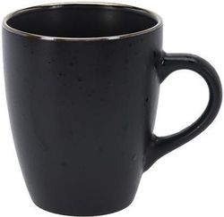 cumpără Veselă Promstore 45815 Чашка 350ml Metallic Rim Black în Chișinău 