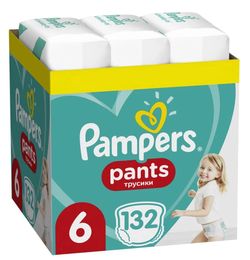 Scutece-chilotei Pampers Pants 6 BOX (15+ kg) 132 buc