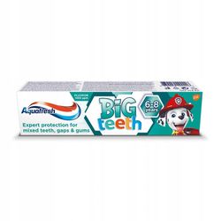 Aquafresh зубная паста для малышей Big teeth, 6 - 8 лет, 50 мл