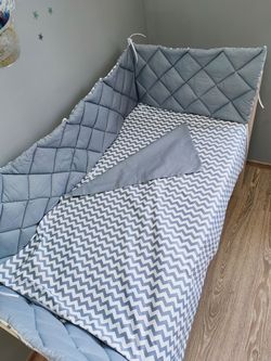 Комплект постельного белья в кроватку Pampy Grey