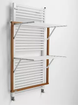 купить Сушилка для белья Arredamenti Italia Klaus, на полотенцесушитель, вишневое дерево в Кишинёве 