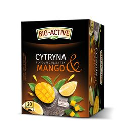 Чай черный Big Active with Lemon & Mango, 20 шт