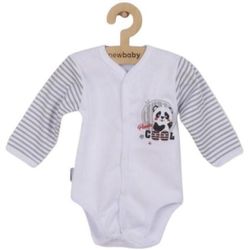 купить Детское постельное белье New Baby 35685 боди на кнопках Panda 62 (3-6m) в Кишинёве 