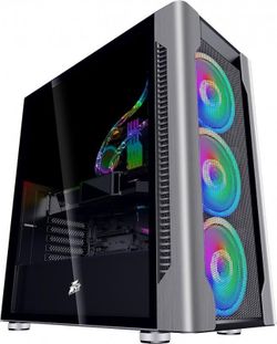 cumpără Carcasă PC 1stplayer DX SILVER, w/o PSU Black/Silver în Chișinău 