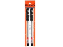 Набор ручек PT-111 soft ink 0.7mm 2шт, черных