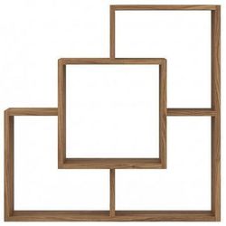 купить Полка декоративная Fabrik Home Tetris 10 (800x800x220) Орех каменный в Кишинёве 