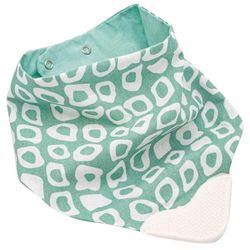 купить Слюнявчики BabyJem 686 Baveta tip bandana cu jucarie dentitie Verde в Кишинёве 