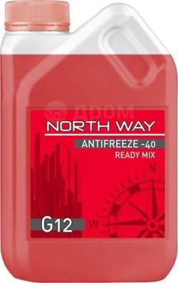 ANTIFREEZE -40 NORTH WAY 5KG ROSU G12