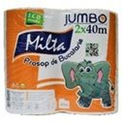 Полотенца бумажные Jumbo 40м*2 центральная вытяжка