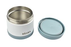 Termos pentru alimente Beaba Thermo-portion White \ Blue 500 ml
